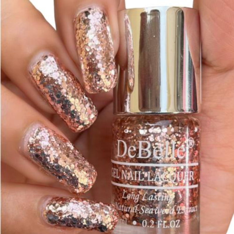 DeBelle Gel Nail Lacquers Combo of 2 - Elite Tiffany & Dainty Diana (6 ml each)