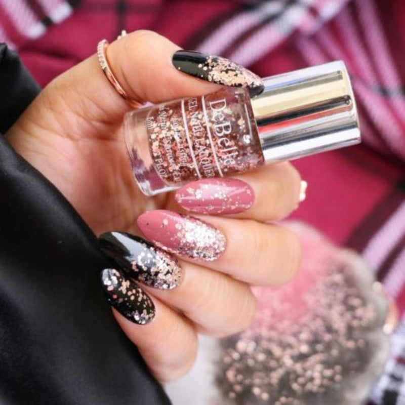 DeBelle Gel Nail Lacquers Combo of 2 - Elite Tiffany & Dainty Diana (6 ml each)