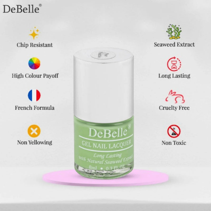 All these qualities makes DeBelle gel nail Colors the best buy. Available at DeBelle Cosmetix online store