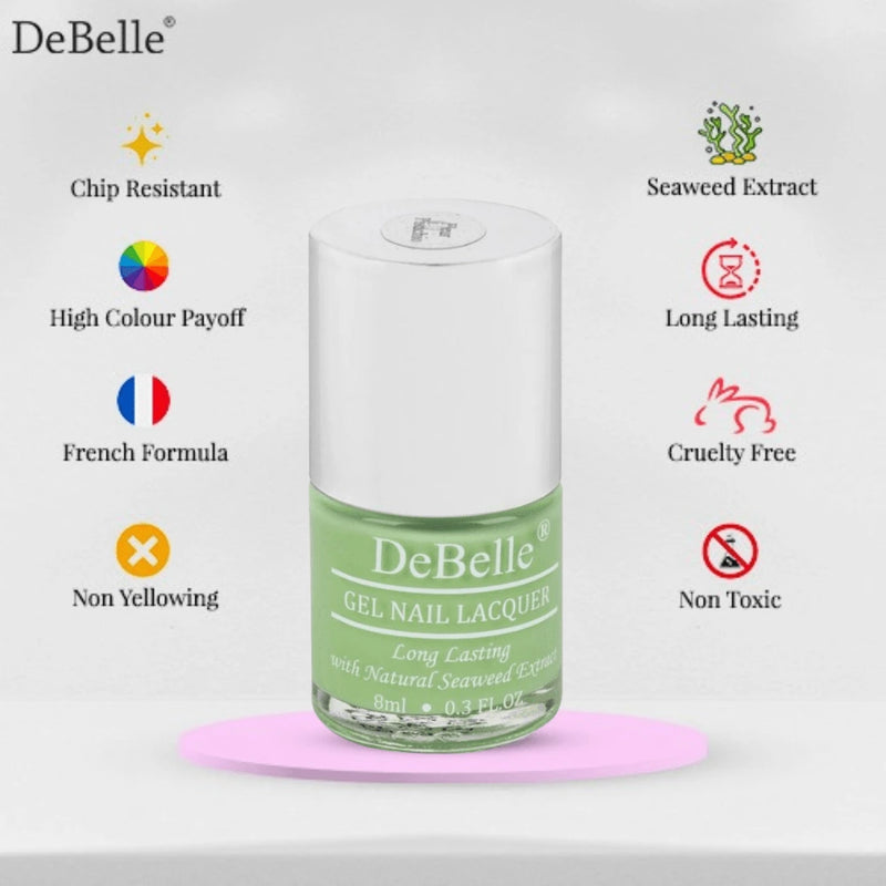 All these qualities makes DeBelle gel nail Colors the best buy. Available at DeBelle Cosmetix online store