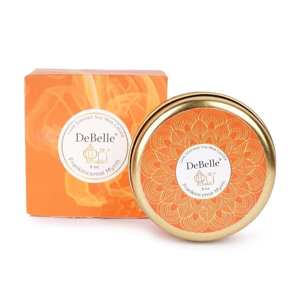 DeBelle Luxe Scented Soy Wax Candle Frankincense Myrrh