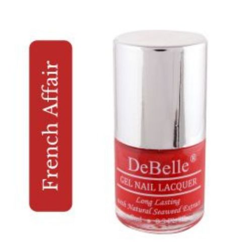 DeBelle Gel Nail Lacquer French Affair & Lime Lush Nail Lacquer Remover Wipes Combo