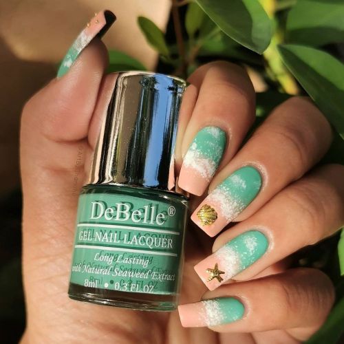 DeBelle Gel Nail Lacquers combo of 4 - Green Slushy Pastels