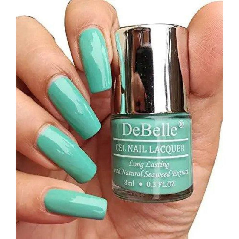 DeBelle Gel Nail Lacquers combo of 4 - Green Slushy Pastels