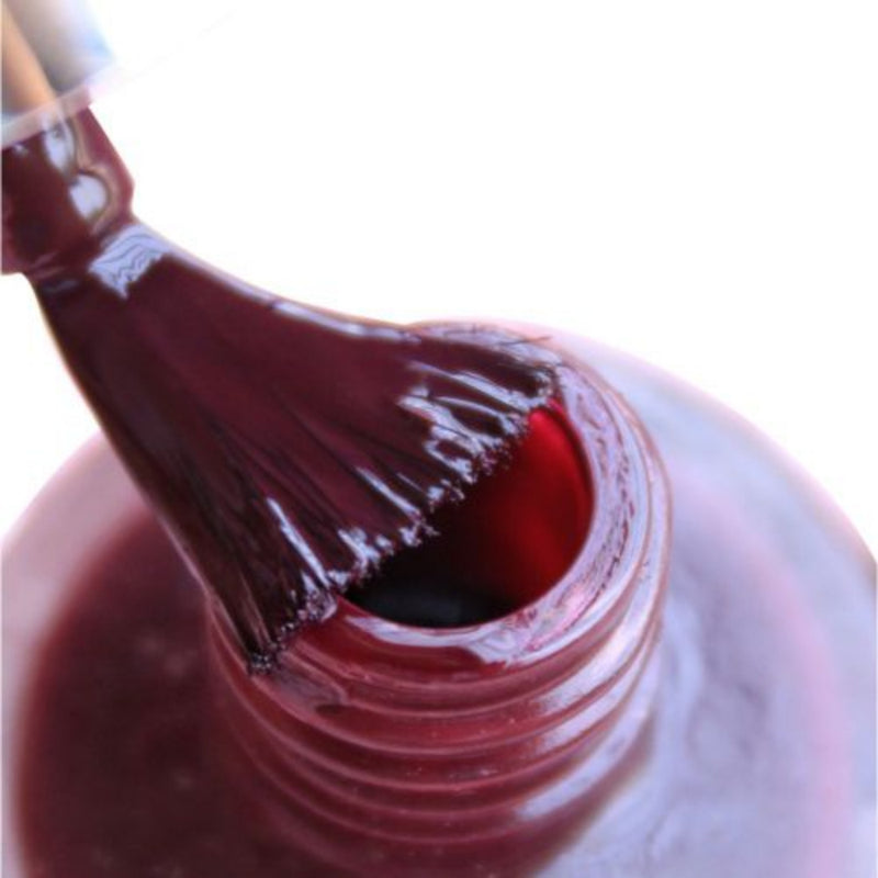 Always in trend the deep maroon _DeBelle gel nail color Glamorous Garnet. Shop online at DeBelle Cosmetix online store.