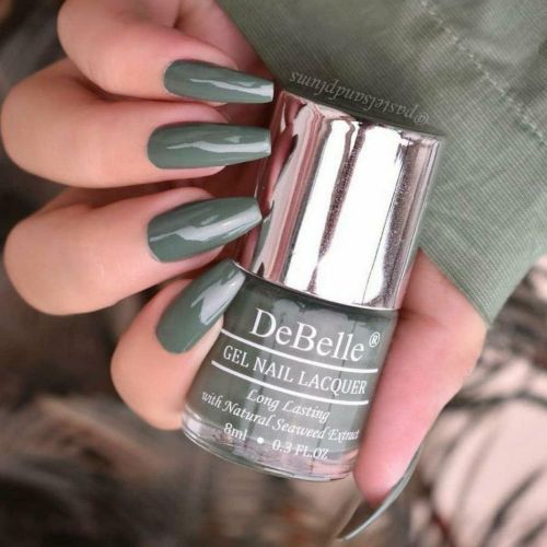 Trendy are your nails with Debelle gel nail color Green Olivia . Shop online at Debelle Cosmetix online store.