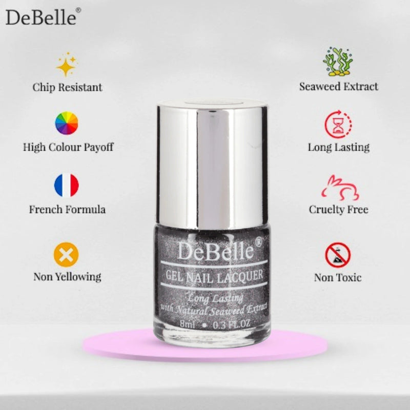Shop from the comfort of your home at DeBelle Cosmetix online store for quality nail paints in a wide range of shades.