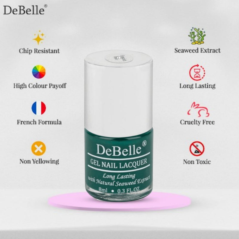 DeBelle Gel Nail Lacquers - Sparkling Kale Pastels