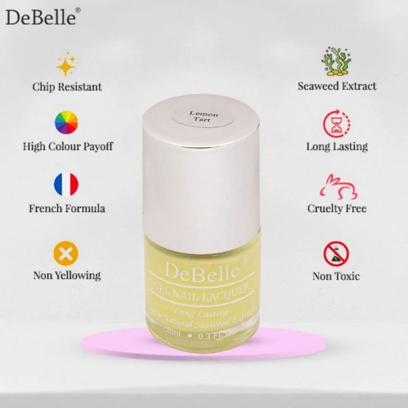 DeBelle Gel Nail Lacquers combo of 4 - Fiery Melon Pastels