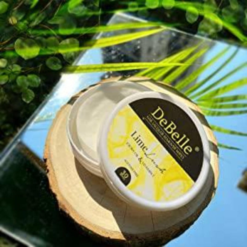 DeBelle Gel Nail Lacquer Chrome Gold & Lime Lush Nail Lacquer Remover Wipes Combo