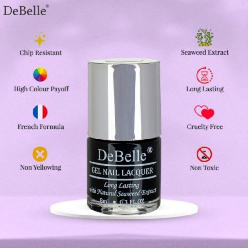 DeBelle Gel Nail Lacquers combo of 5 - Earl Grey Pastels