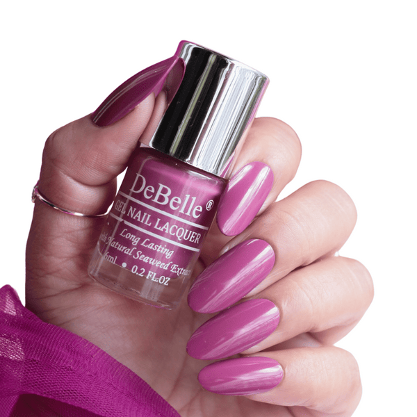 DeBelle Gel Nail Lacquer Magnetic Maya (Magenta Pink Nail Polish), 6 ml - DeBelle Cosmetix Online Store