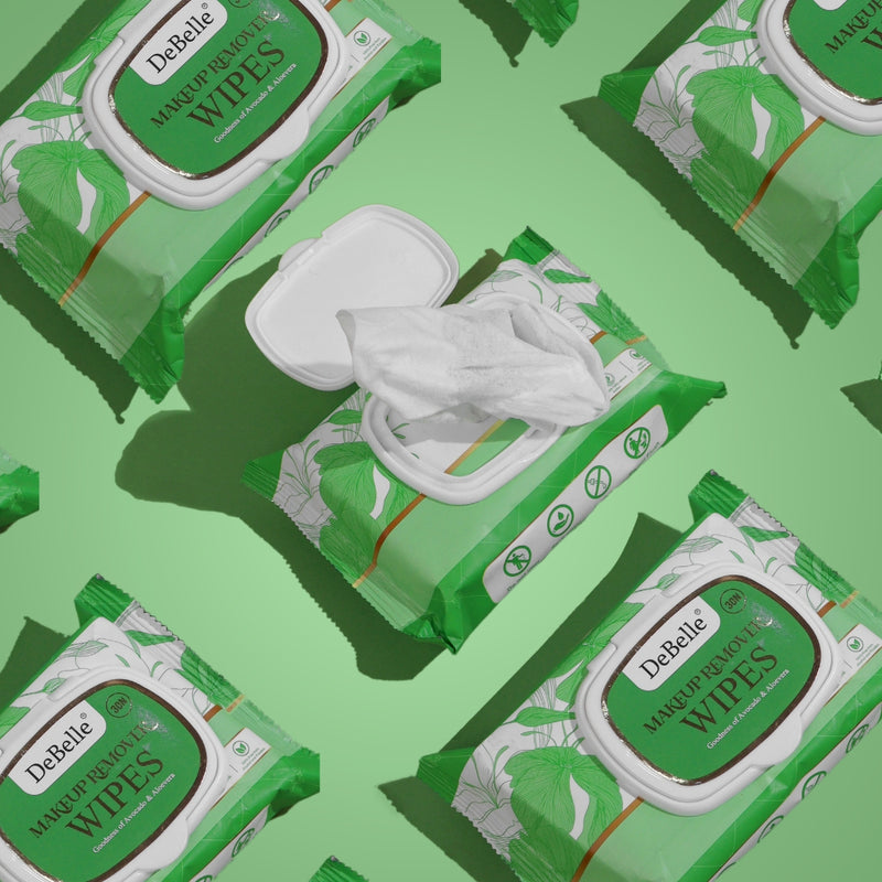 DeBelle Makeup Remover Wipes | Deep Cleansing, Nourishing, Hydrating Wipes for All Skin Types