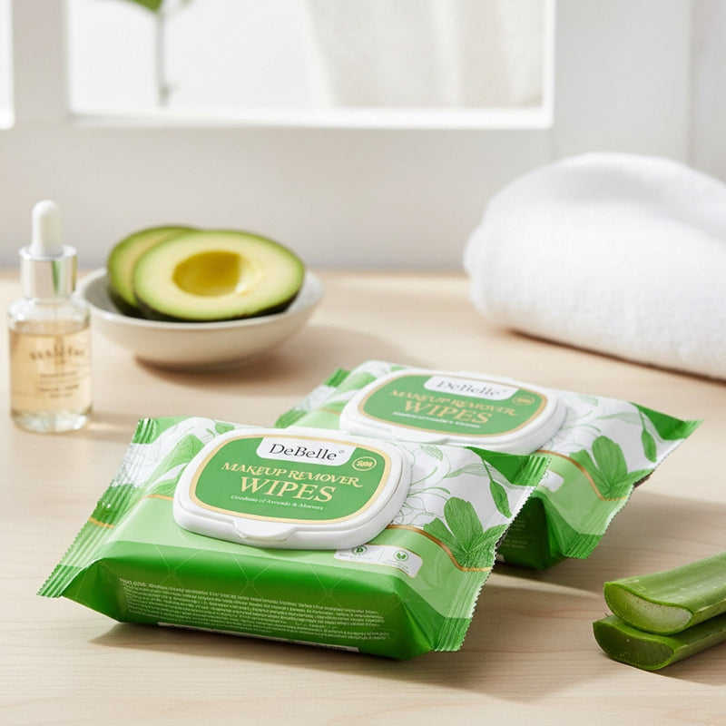 DeBelle Makeup Remover Wipes | Deep Cleansing, Nourishing, Hydrating Wipes for All Skin Types