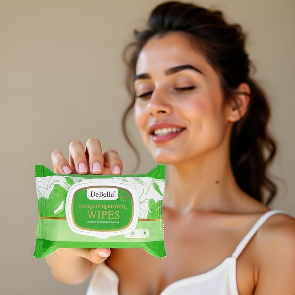 DeBelle Makeup Remover Wipes Combo Pack of 3 | Deep Cleansing, Nourishing, Hydrating Wipes for All Skin Types