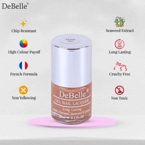 DeBelle Gel Nail Lacquers combo of 5 - Chili Berry Pastels
