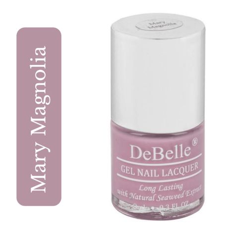 The delightful lavender-DeBelle gel nail color  Mary Magnolia
