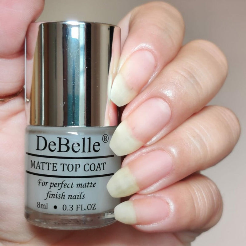 DeBelle Gel Nail Lacquer Viola Dew & Matte Top Coat Combo