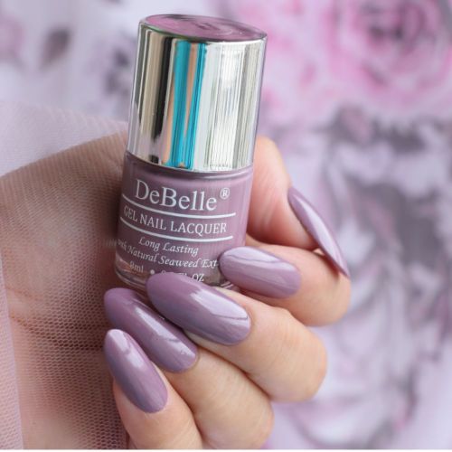 An alluring shade of Mauve which grabs attention.- DeBelle gel nail color Mauve Orchid.