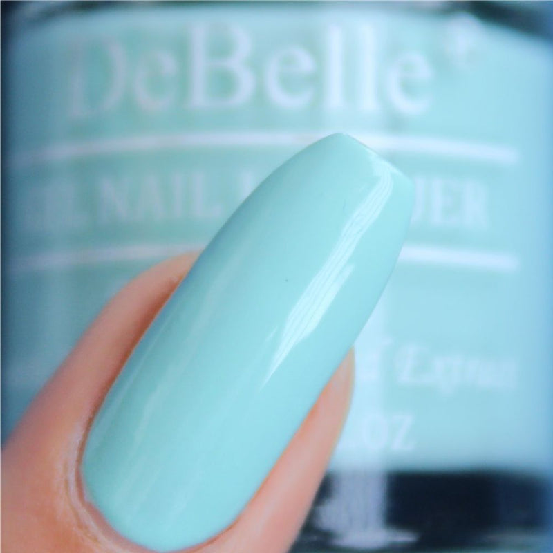 DeBelle Gel Nail Lacquers Combo Set of 4 Mint Amour, Miss Bliss, Mystique Green & Majestique Mauve