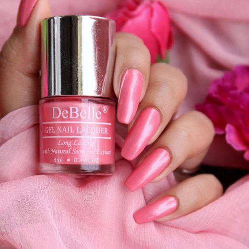Sheer bliss with this DeBelle gel pink shade  Miss Bliss on your nails.Shop online at DeBelle Cosmetix online store.