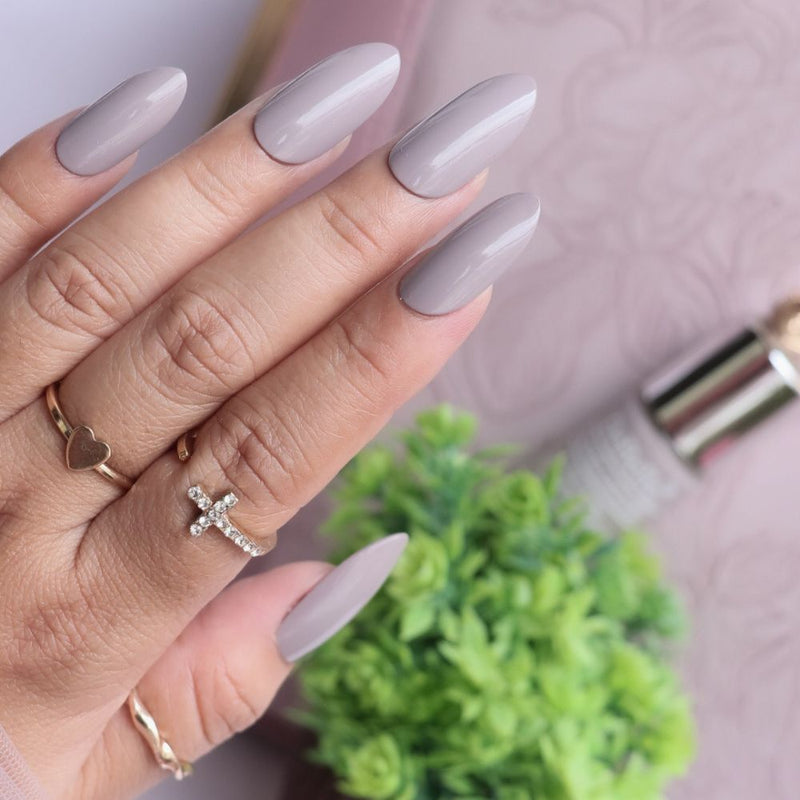 DeBelle Gel Nail Lacquer Natalie Rhapsody (Dark Taupe Nail Polish), 6 ml