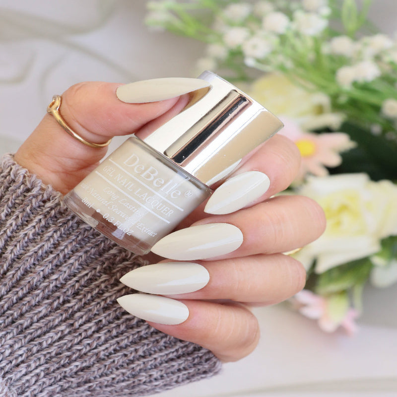 DeBelle Gel Nail Lacquers Natural Blush & Majestique Mauve