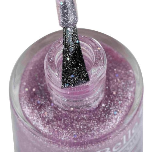 DeBelle Gel Nail Lacquer Ophelia - (Lavender with Holo Glitter Nail Polish), 8ml
