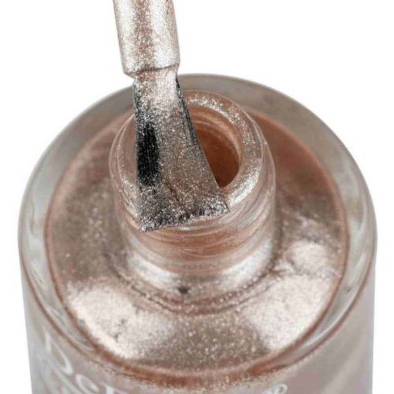 DeBelle Gel Nail Lacquer Pandora - (Blush Rose Gold Glitter Nail Polish), 8ml - DeBelle Cosmetix Online Store