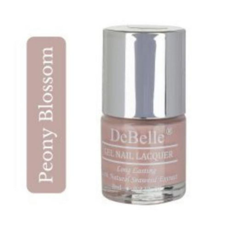 DeBelle Gel Nail Lacquers Combo of 3 Peony Blossom (Light Nude), Victorian Beige (Beige) & Plum Toffee (Burgundy) , 24 ml