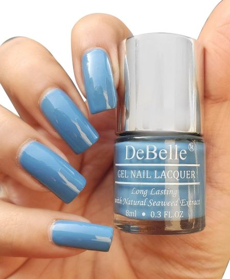 DeBelle Gel Nail Lacquers combo of 5  - Blueberry Passionfruit Pastels