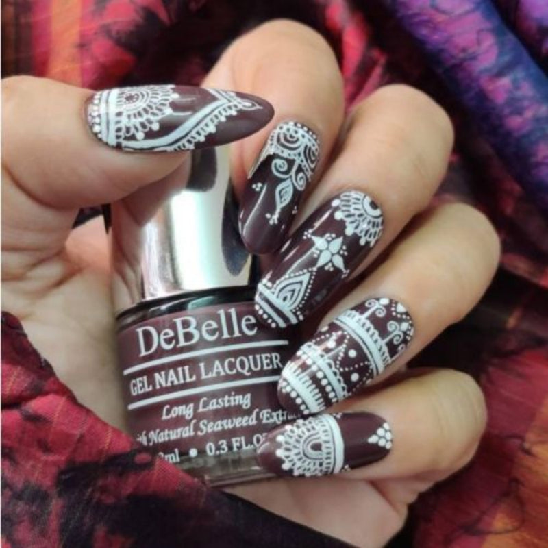 DeBelle Gel Nail Lacquers combo of 4 Cinnamon Pastels