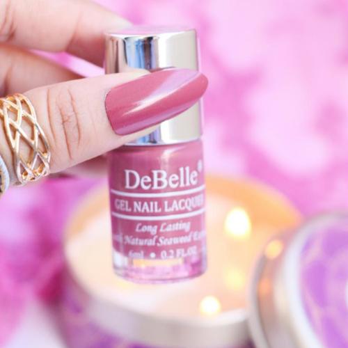 DeBelle Gel Nail Lacquers Combo of 2 - Poise Nicole & Glamorous Jessica (6 ml each)