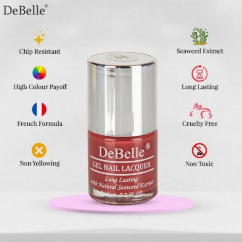 DeBelle Gel Nail Lacquers - Prune Berry Pastels