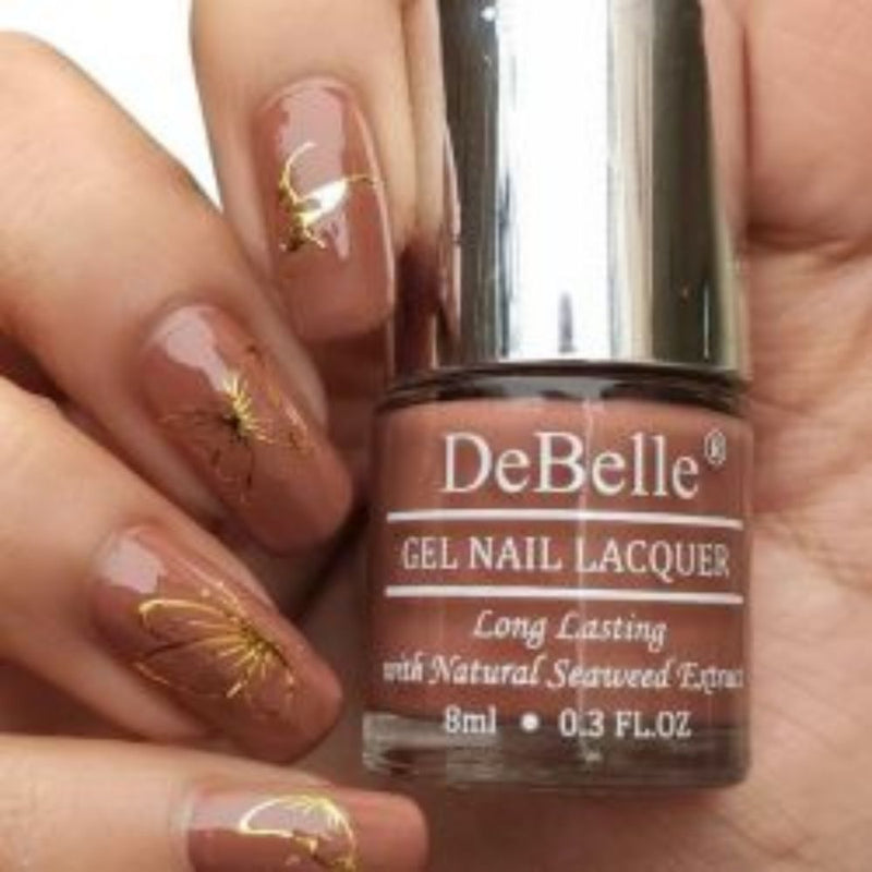 DeBelle Gel Nail Lacquers combo of 4 Cinnamon Pastels