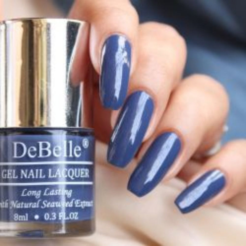 DeBelle Gel Nail Lacquers combo of 5  - Blueberry Passionfruit Pastels