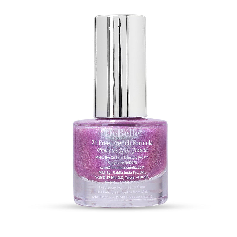 DeBelle Gel Nail Lacquer Unicorn Pearl(Pink with Blue & Green Glitter), 8ml