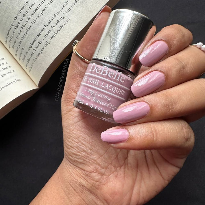 DeBelle Gel Nail Lacquer Mary Magnolia - (Pastel Lavender Nail Polish), 8ml