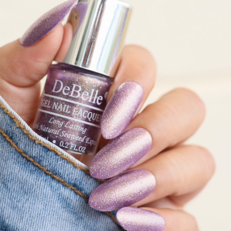 DeBelle Gel Nail Lacquers Combo of 2 - Appealing Aura & Magnetic Madelyn (6 ml each)