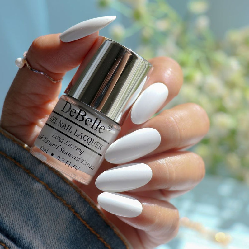 DeBelle Gel Nail Lacquer Vanilla Croissant - White Nail Polish 8ml