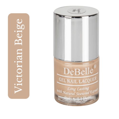 DeBelle Gel Nail Lacquers Combo of 2(Vintage Frost, Victorian Beige )