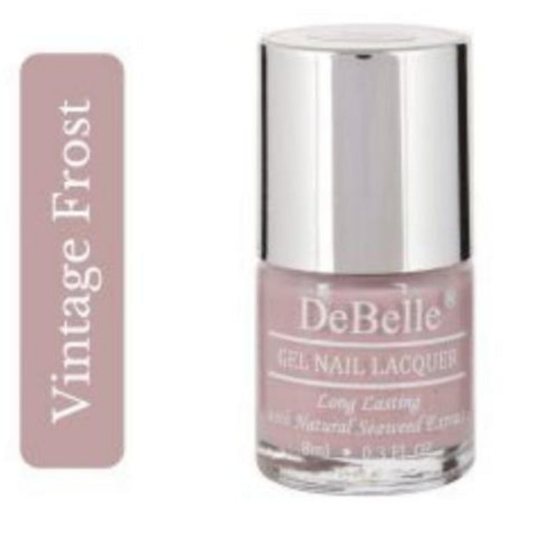 DeBelle Gel Nail Lacquers Combo of 2(Vintage Frost, Victorian Beige )