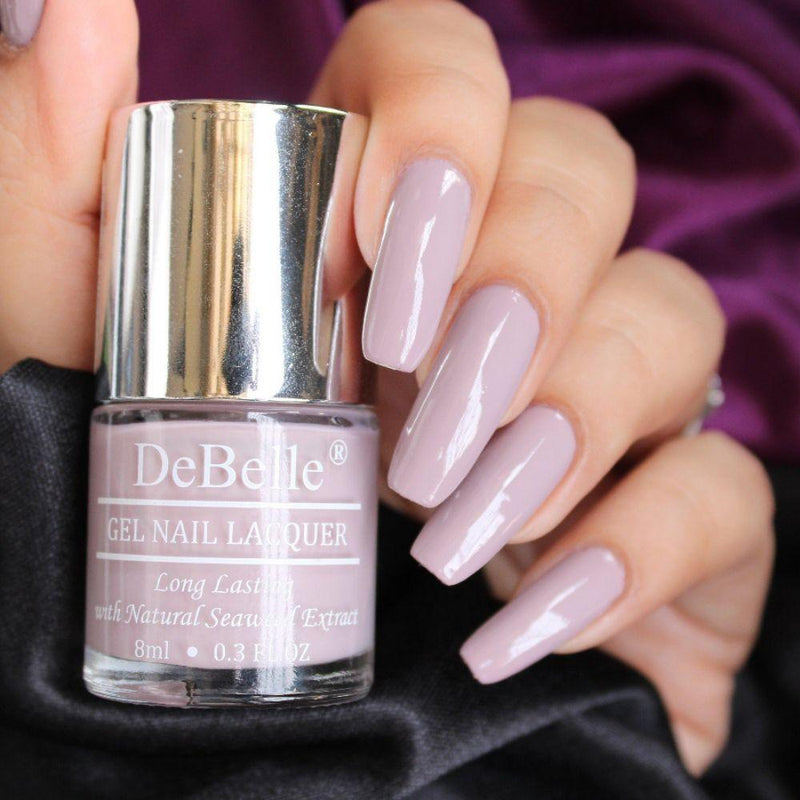 DeBelle Gel Nail Lacquer Vintage Frost - (Pastel Purple Nail Polish), 8ml