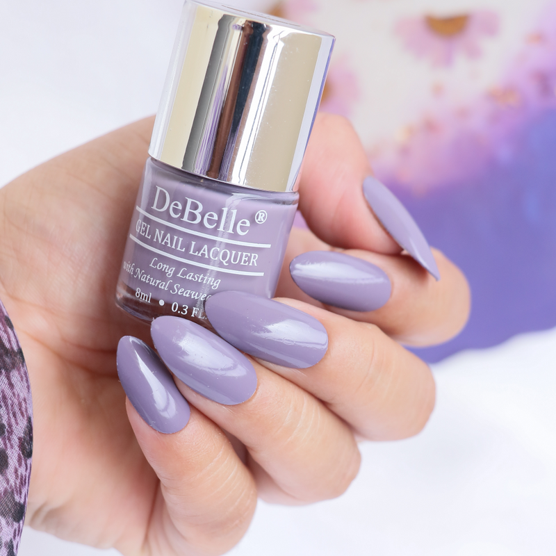 DeBelle Gel Nail Lacquer Viola Dew - (Violet Nail Polish), 8ml