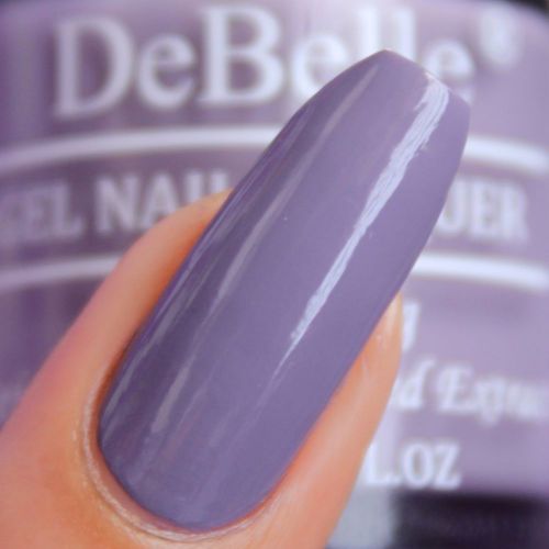 DeBelle Gel Nail Lacquers Combo of 2(Viola Dew, Vintage Frost)
