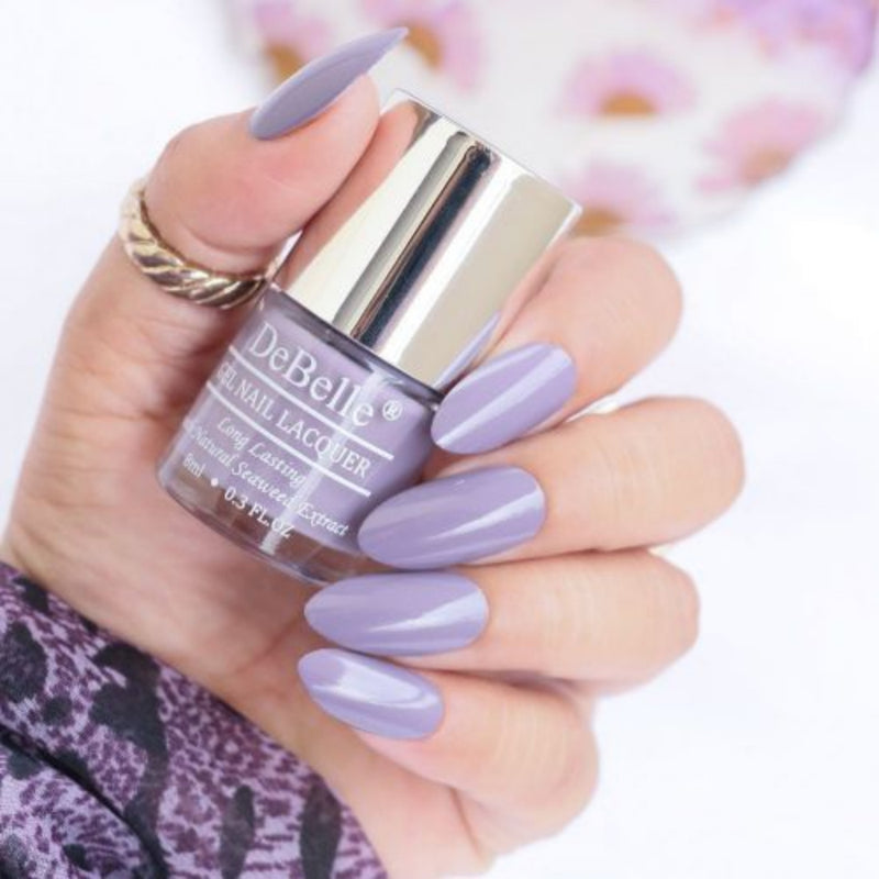 DeBelle Gel Nail Lacquers combo of 5  - Blueberry Passionfruit Pastels