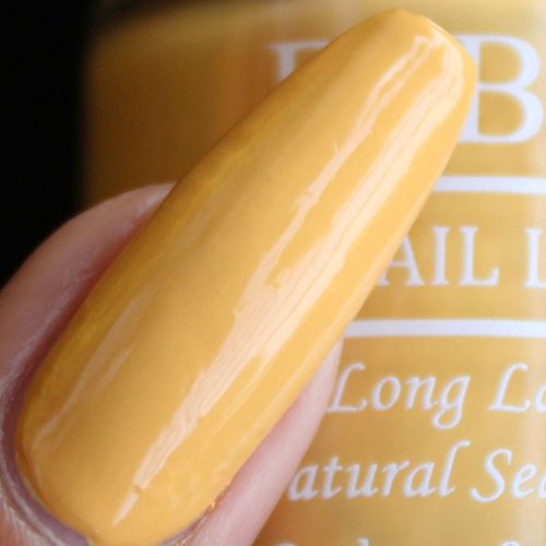 DeBelle Gel Nail Lacquer Yellow Topaz - (Mustard Yellow Nail Polish), 8ml