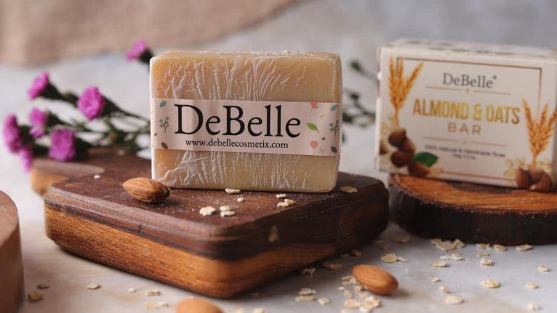 DeBelle Almond & Oats Bar - Natural & Handmade Soap