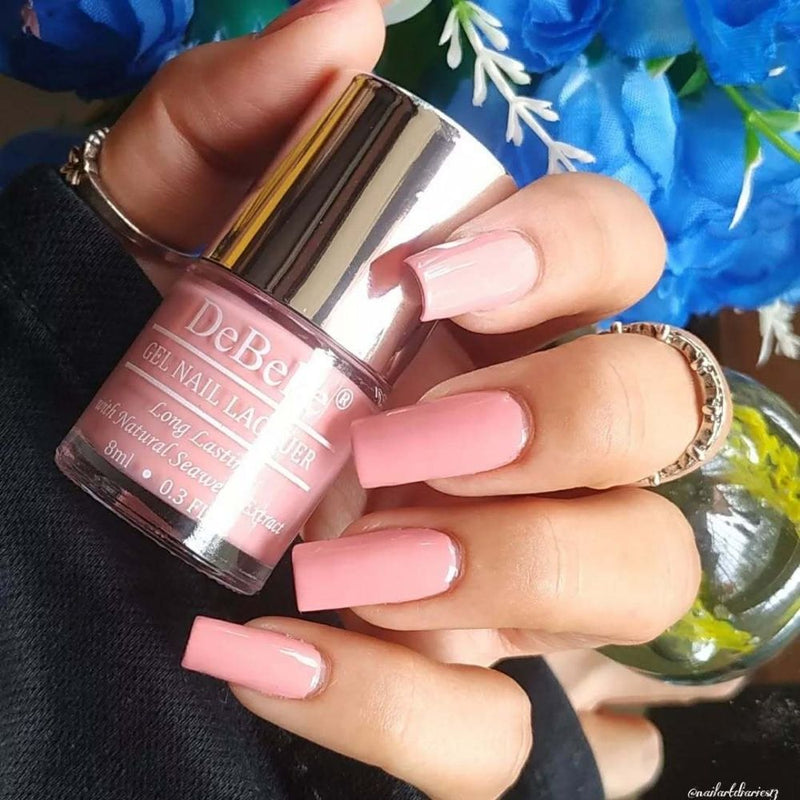 DeBelle Gel Nail Lacquers Combo of 3 (Apricot Dew, Apricot Brulee , Strawberry Souffle)