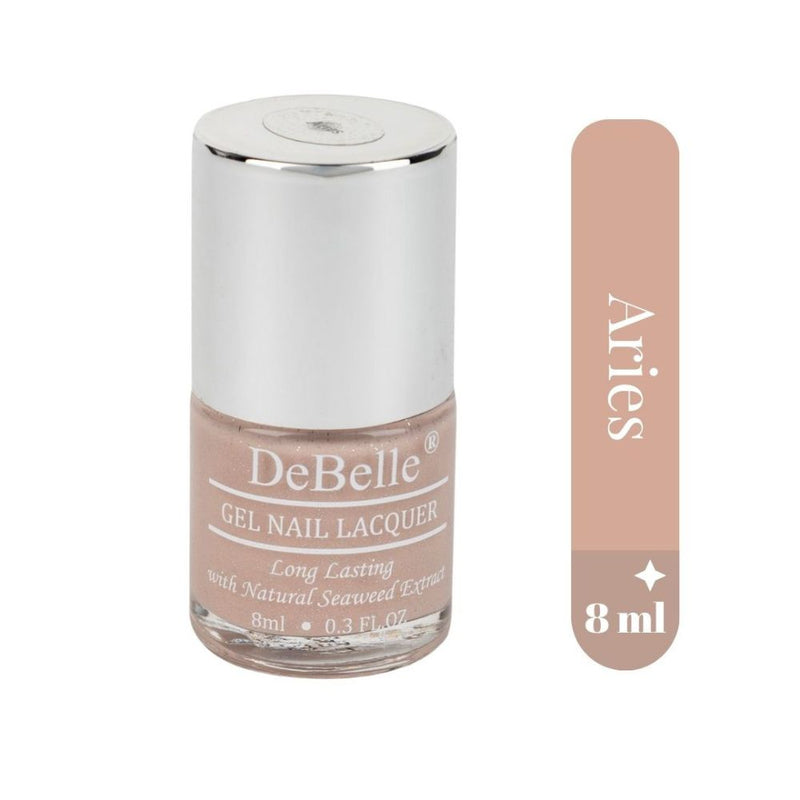 DeBelle Gel Nail Lacquer Aries & Lime Lush Nail Lacquer Remover Wipes Combo